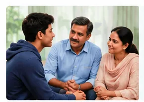 De-addiction awareness and family recovery discussion